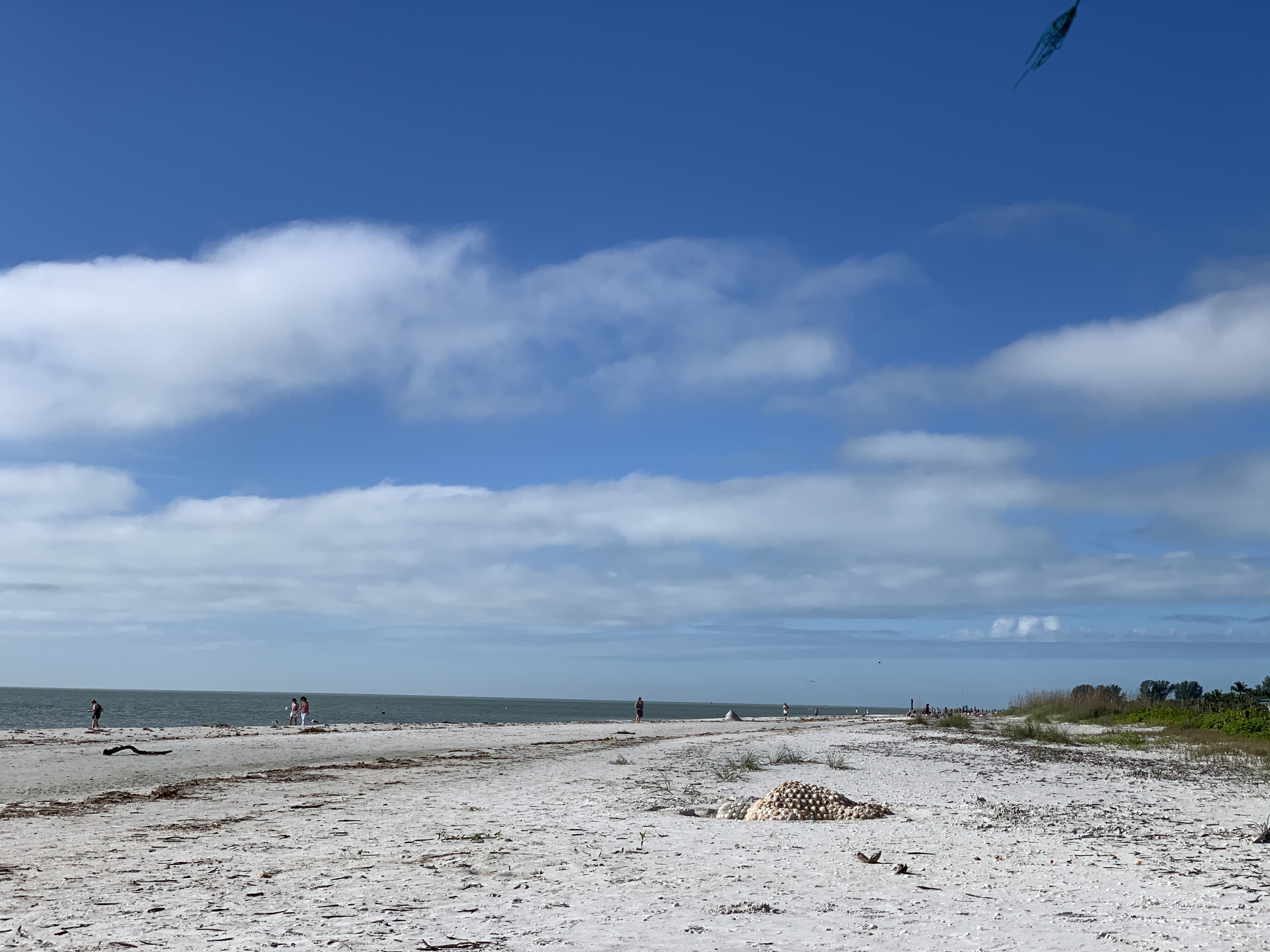 Sandy beach I=on Sanibel Island, Florida